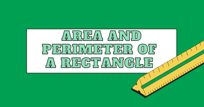 Area and Perimeter of rectangle trigonometry