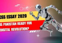 Is Pakistan Ready for the Digital Revolution? CSS ESSAY 2020 Is Pakistan ready for digital revolution