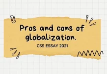 Pros and Cons of Globalization CSS ESSAY 2021 Pros and Cons of Globalization