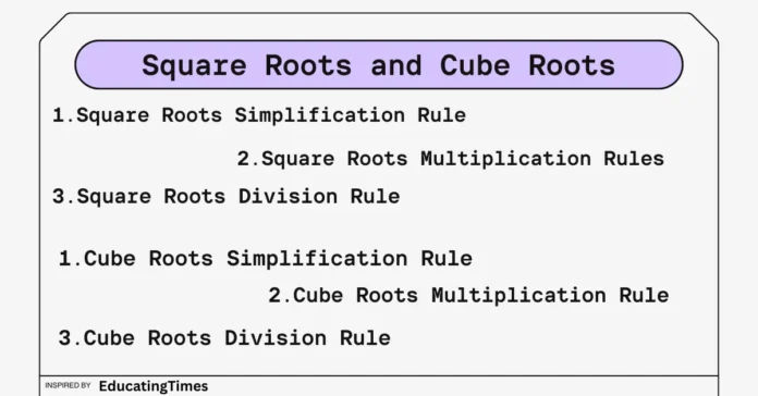 Practice on square roots and cube roots